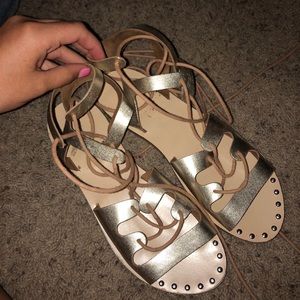 Steve Madden lace up sandals
